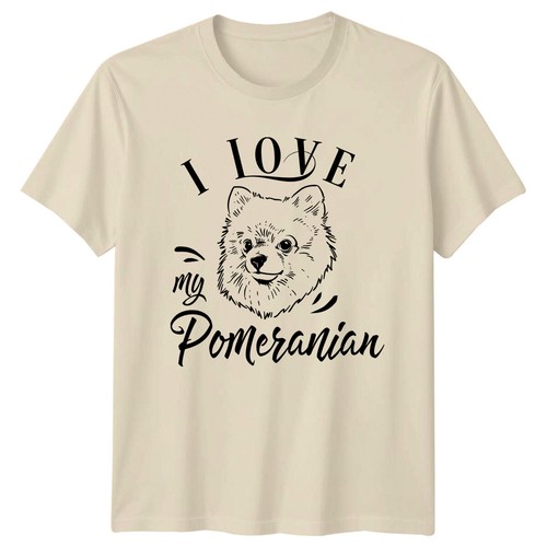 Shirt love my pomeranian - i,