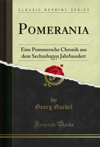 Pomerania vol eine - vol., 1: