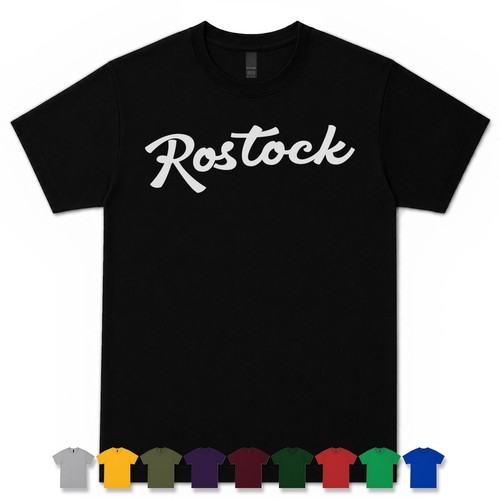 Maglietta rostock retro script - rostock,